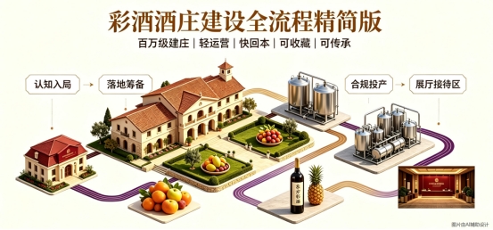 彩酒酒庄建设全流程精简版